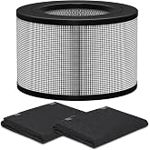 CHNPOFNT Replacement Filter for Air Purifier,Compatible with Honeywell 24000 24500 50250-S 52500 Air Purifier, Part Number 24000, (1 HEPA+2 Carbon Pre Filters)