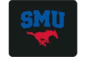 OTM ESSENTIALS Mouse Pad, Fabric, Southern Methodist University Standard/Classic Black 2