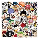 MUYINGZHUO One Piece Stickers, 50PCs Pack, Vinyl