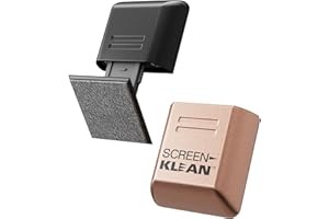 CarbonKlean ScreenKlean Tablet Screen Cleaner - For iPad, Android Tablet, & Amazon Tablet - With Carbon Microfiber Tech - Electroplated Rose Gold - 1 Count