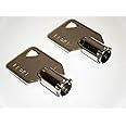 FEO-K1 Elevator Keys Fire Service Keys (K1) 2-Keys Recall Reset - Factory Stamped Steel Keys
