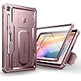 Dexnor Case for Samsung Galaxy Tab S6 Lite 10.4 Inch 2024/2022/2020, [Built in Screen Protector & Kickstand] with Pen Holder Heavy Duty Shockproof Full Body Protective Cover for Tab S6 Lite (Pink)