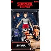 Stranger Things Eleven Upside Down Collector Figure - 6-Inch Highly Detailed Figure with Soft Good Clothing and Unique Accessories