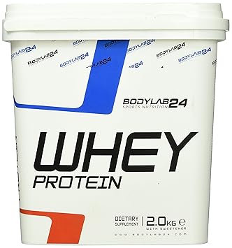 Bodylab24 Whey Protein Eiweißpulver, Geschmack: Vanille, hochwertiges Proteinpulver, Low Carb Eiweiß-Shake für Muskelaufbau u