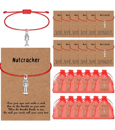 24 Christmas Burlap Gift Bags With Drawstrings – 6 Festive Nutcracker Designs | Reusable Treat & Goody Bags For Holiday Parties