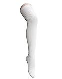 Century Star Thigh High Socks Long White Knee High