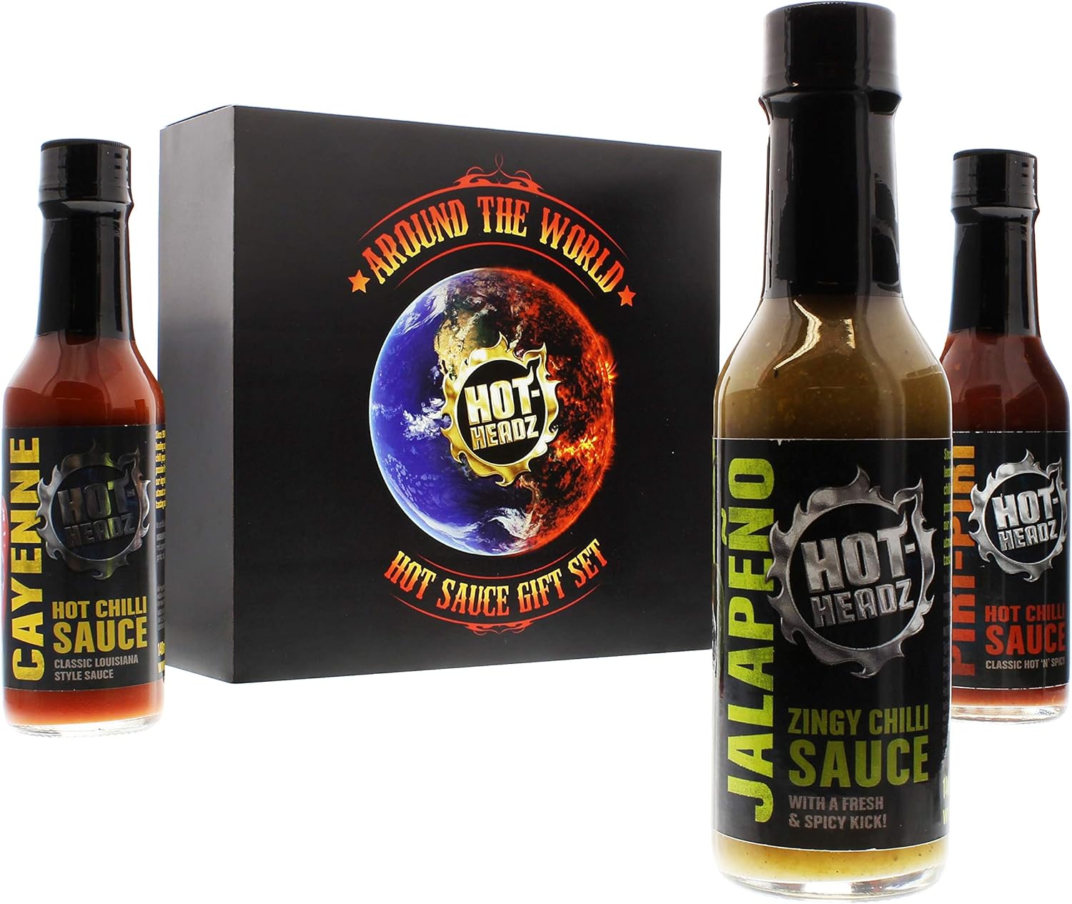 Personalised HotHeadz Around The World Hot Sauce Gift Set