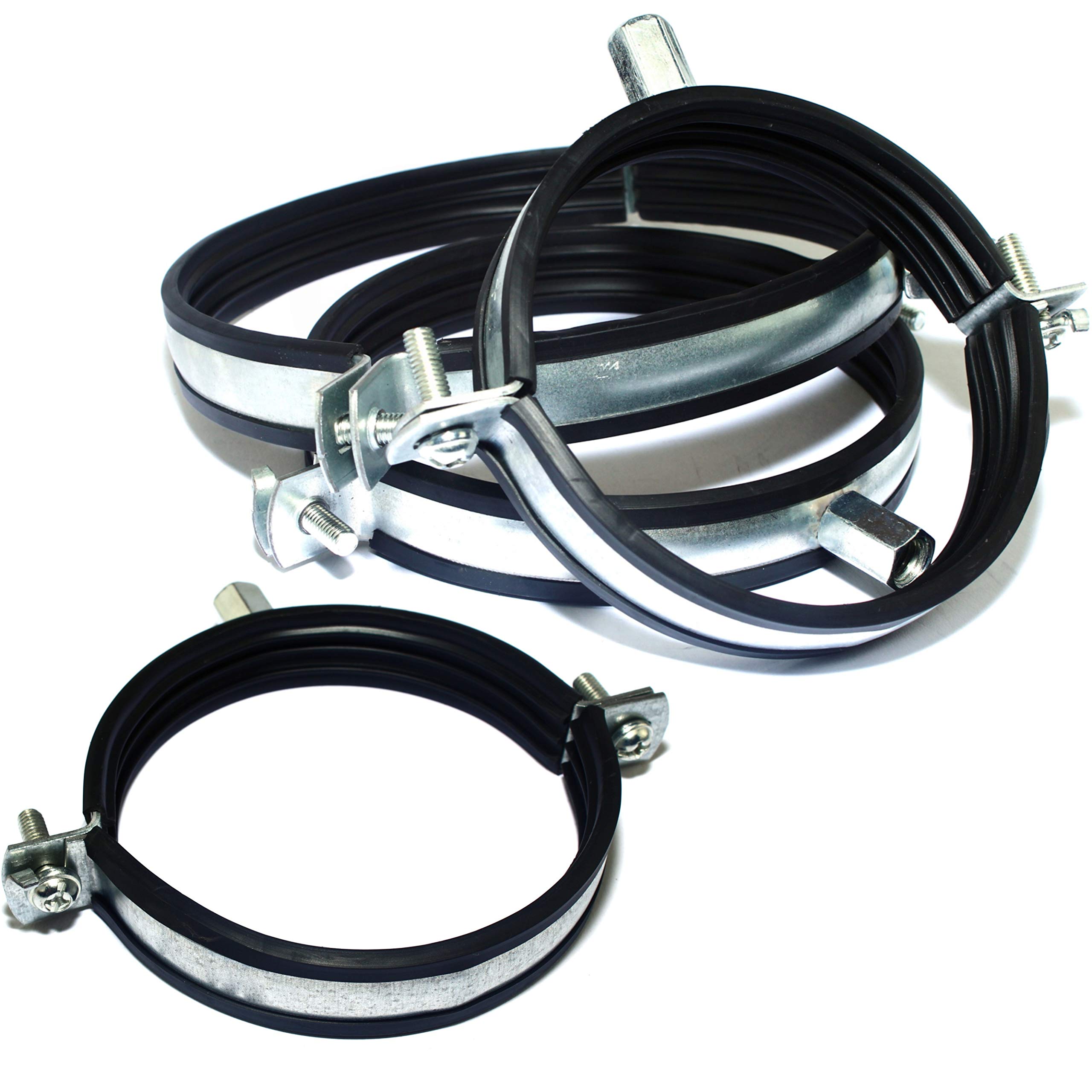 MKK -18481 - Pipe Clamps with Rubber Seal M8/10 Thread Cross-Head