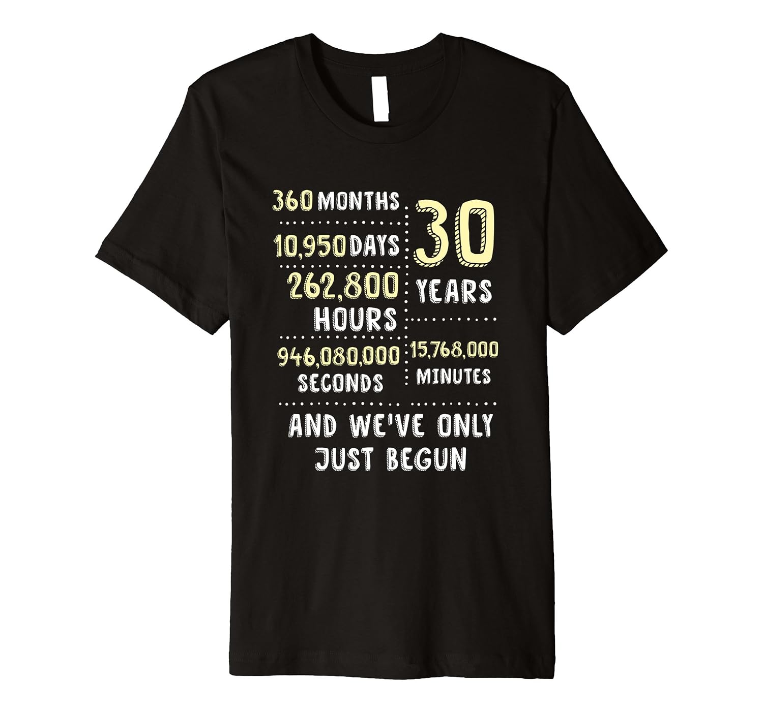 30 Years Anniversary T-Shirt Cute Gift for Her or Him-PL – Polozatee