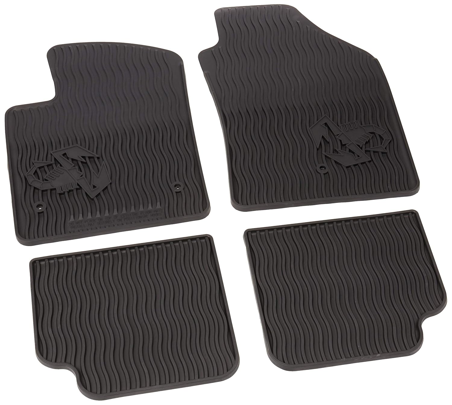 Genuine Fiat Mopar 82213520 All Weather Floor Mat Set Amazon In