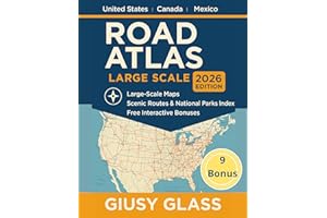 ROAD ATLAS LARGE SCALE 2026: United States, Canada, Mexico