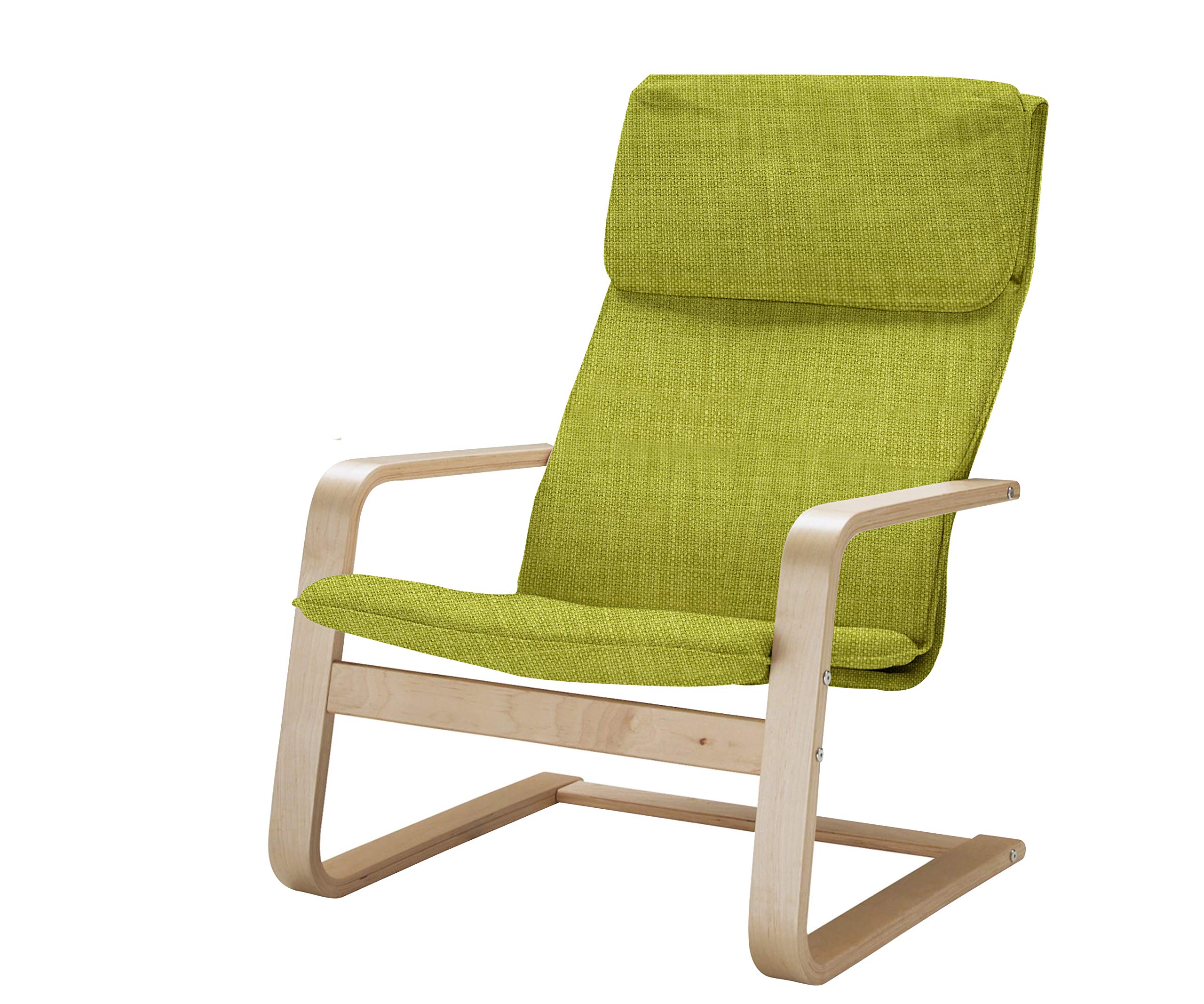 Vinylla Armchair Replacement Cover Compatible with IKEA Pello (Polyester - Green)