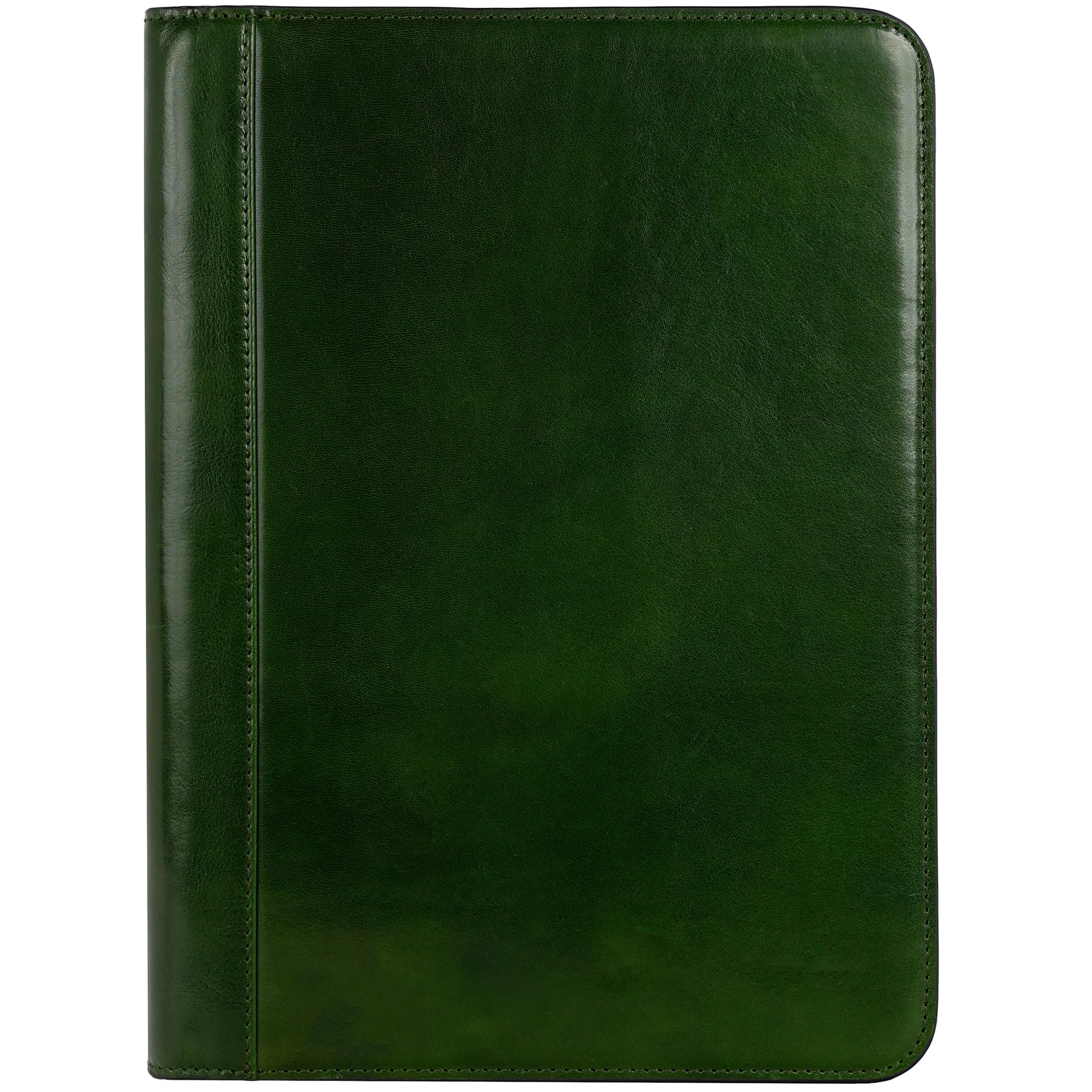 Leather Portfolio Folder A4 Document Case Business Padfolio Organizer Folio - Time Resistance