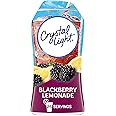 Crystal Light Liquid Water Enhancer - Blackberry Lemonade Naturally Flavored Water Flavoring Drops Drink Mix (1.62 fl oz Bott