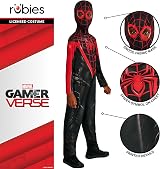 Rubies Official Spiderman Miles Morales Gamerverse Child Costume 5-6 Years view 3