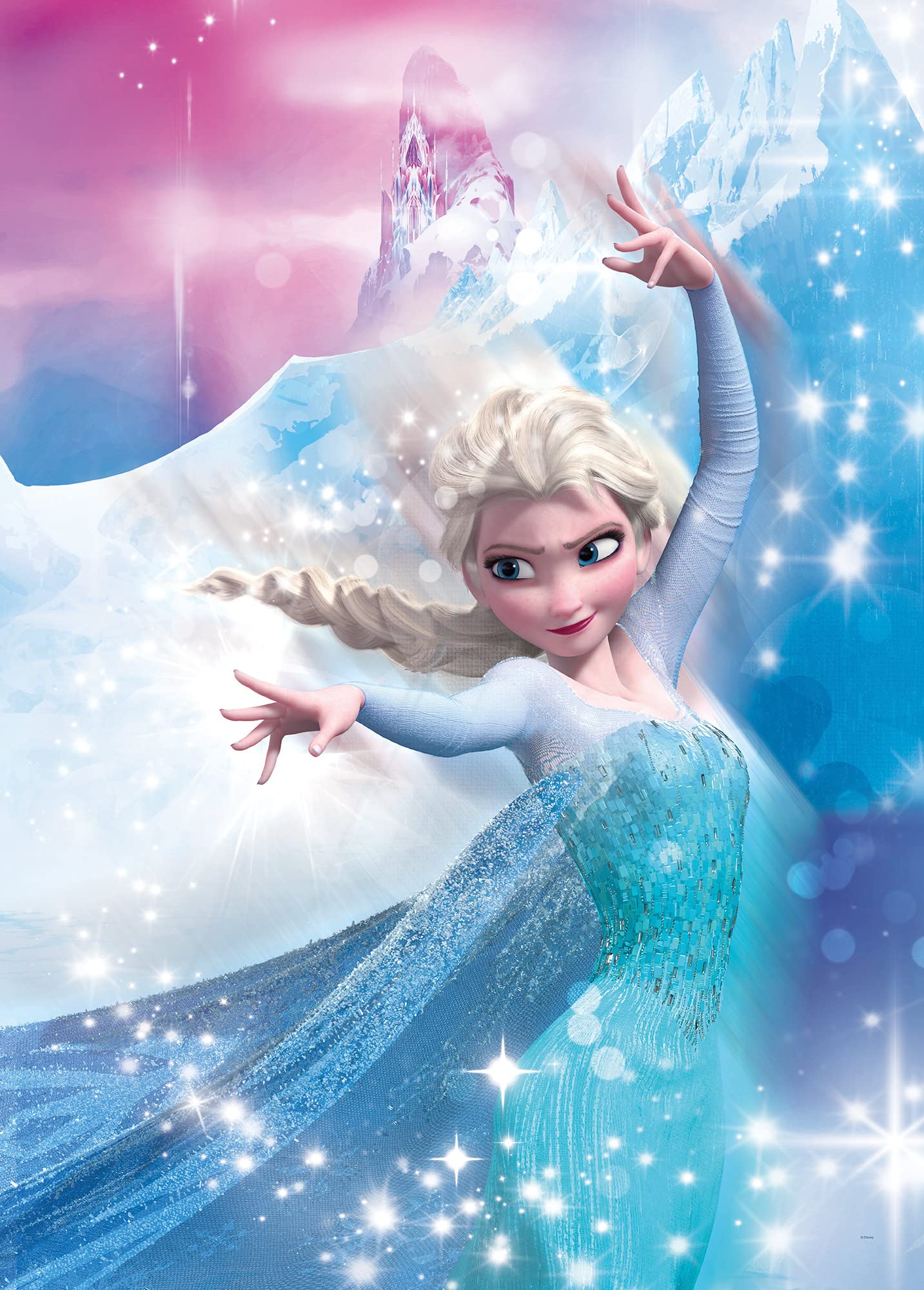 Komar Frozen 2 Elsa Action - Size: 50 x 70 cm, Wall Picture, Poster, Art Print (without frame), Disney
