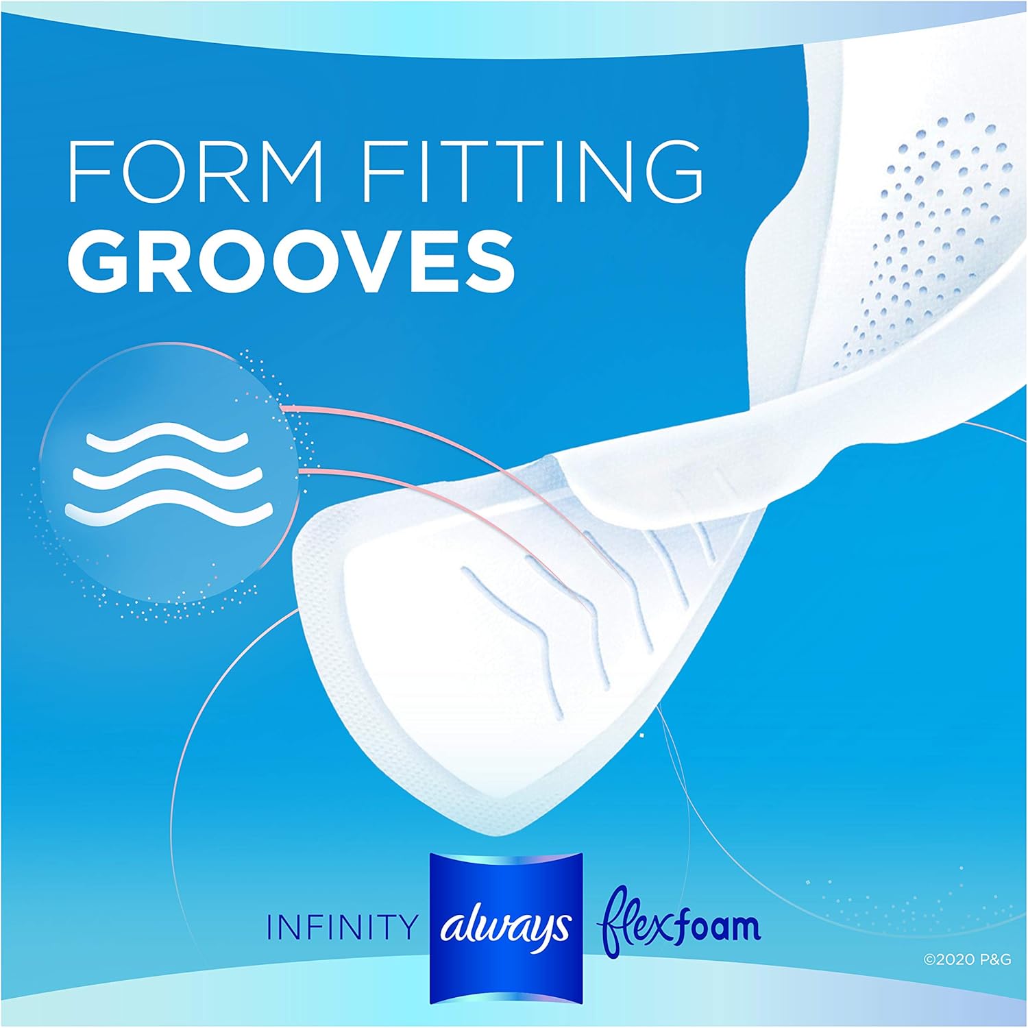 Always Infinity Feminine Pads for Women, Size 3, Extra Heavy Flow Absorbency, with Wings, Unscented, 28 Count, Pack of 3: Health & Personal Care