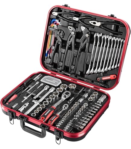 Amazon.com: Bahco S106 Socket & Spanner Set, Metric 1/4