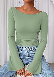 PRETTYGARDEN Women's Long Sleeve Shirts 2025 Fall