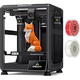 Creality K2 SE 3D Printer, Max High-Speed 500mm/s, Holiday Bundle with Hyper RFID PLA Filament 2KG (White/Red)