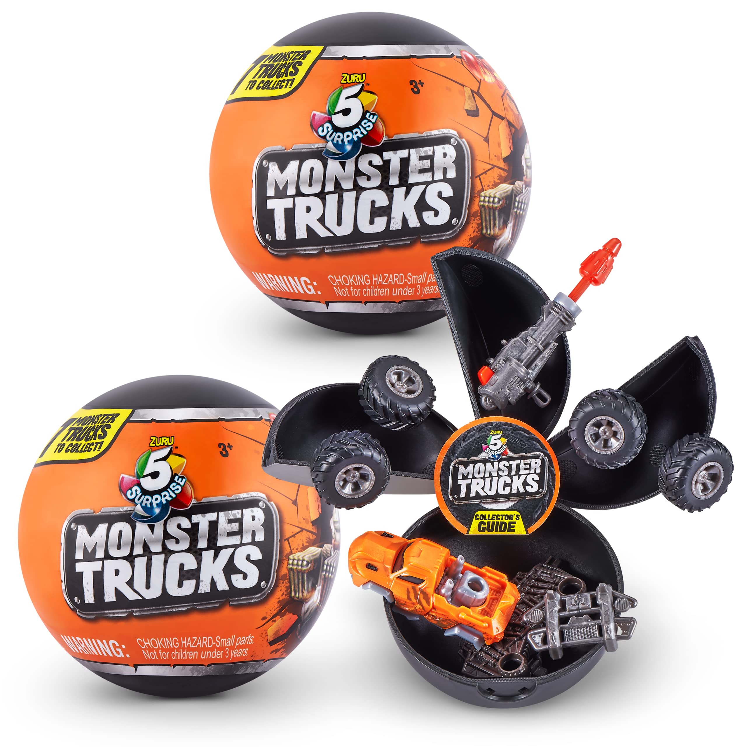 5 Surprise ZURU 77142 Monster Truck Capsule Collectible (2 Pack)