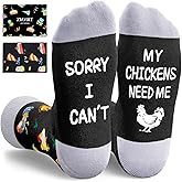 Zmart Chicken Gifts for Women Men - Funny Rooster Socks for Teens Crazy Chicken Lady Gifts