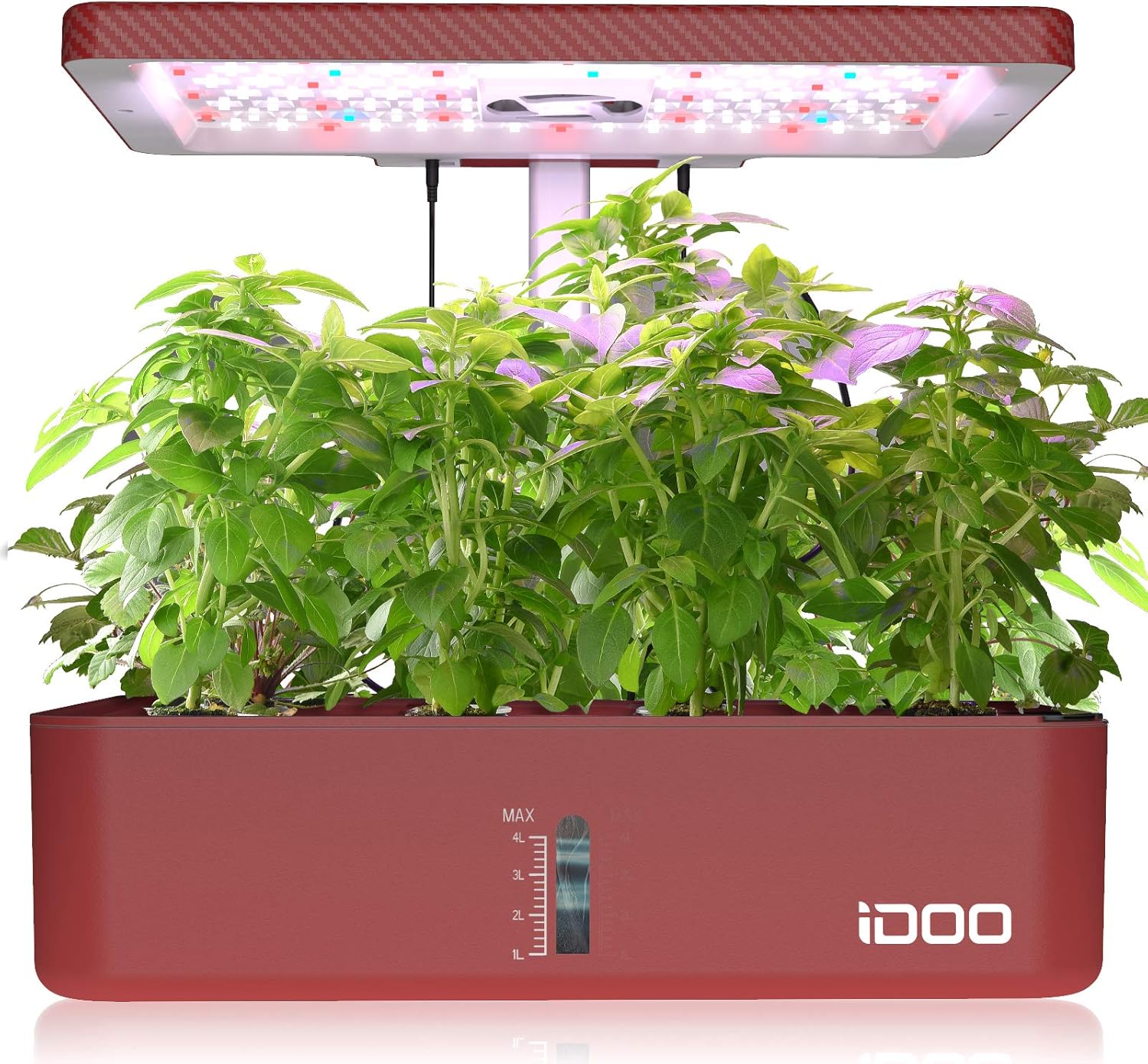 12Pods Indoor Herb Garden Kit, Hydroponics Growing System with LED Grow Light, Smart Garden Planter for Home Kitchen, Automatic Timer Germination Kit, Height Adjustable, ID-IG301(No Seeds)