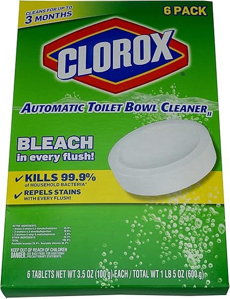 Clorox Automatic Toilet Bowl Cleaner 6 Pack Amazon.ca Electronics