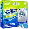 Washing Machine Cleaner Tablets [24-Pack] — Powerfully deep clean, descale, & deodorize. Effortlessly remove grime and odors 