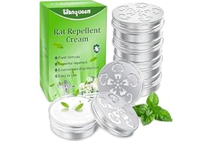 WANQUEEN 6 Packs Mouse Repellent for Car Engines, Peppermint Oil to Repel Mice and Rats, Keeps Rodents Out of The Car Rat Repellent for House Mice Outdoors