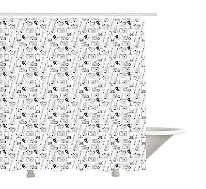 Yeuss Rideau De Douche Japanchâteau De Himejistyle Dessin