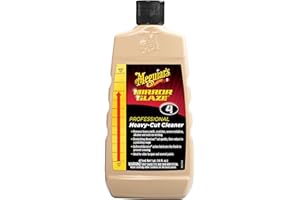 Meguiar's Professional Heavy-Cut Cleaner M0416 - Premium Compound for Heavy Swirl, Scratch, and Oxidation Removal - Removes Paint Defects and Restores Clarity and Shine, Intended for Rotary Use, 16 Oz