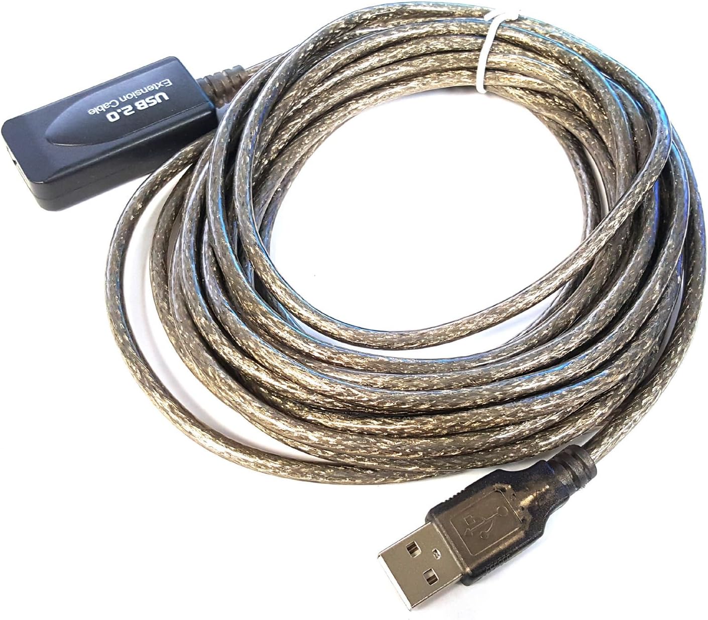 Fdit Long Reaching USB Active Repeater Extension Cable Lead Wire USB2.0 Booster (20M), Black - Image 4