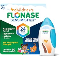 Amazon.com: Flonase 兒童感官過敏緩解噴霧,24 小時不昏昏欲睡的兒童 ...