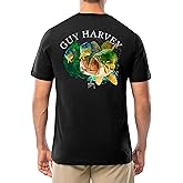 Guy Harvey Men’s Short Sleeve Cotton Graphic T-Shirt