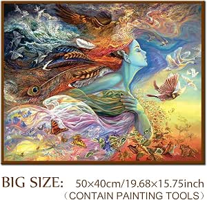Amazon.com: 5D Diamond Painting Kit, ONE PHOENIX Full Round Drill The