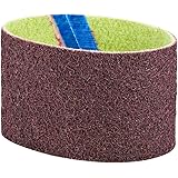 Dynabrade 90282 3-1/2-Inch Wide by 15-1/2-Inch Length Medium Non-Woven Nylon DynaBrite Belt, Maroon