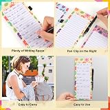 Thboxes 3 Pack Magnetic Shopping List Pad Fridge Floral 180 Sheets view 5
