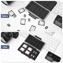 36 Slots Memory Card Case Water-Resistant