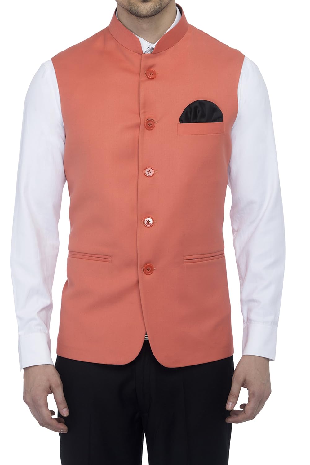 favoroski bandhgala sleeveless modi jackets ethnic men's wear