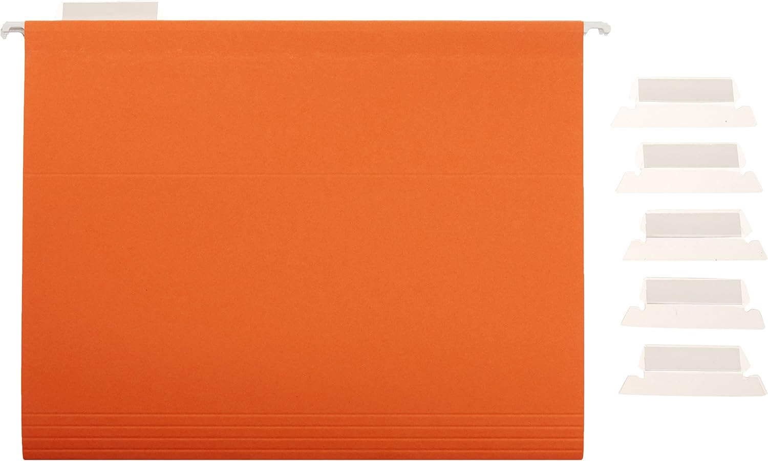 Basics Hanging Organizer File Folders - Letter Size, Assorted Colors, 25-Pack : Office Products
