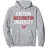 Eastern Washington University EWU Eagles Stacked Pullover Hoodie