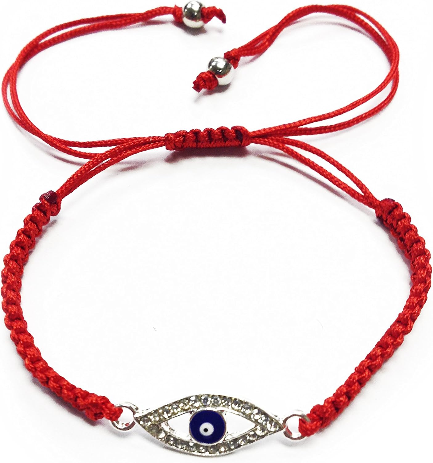 5 Pcs String Bracelets Evil Eye Red Hamsa Hand Bracelet For Protection