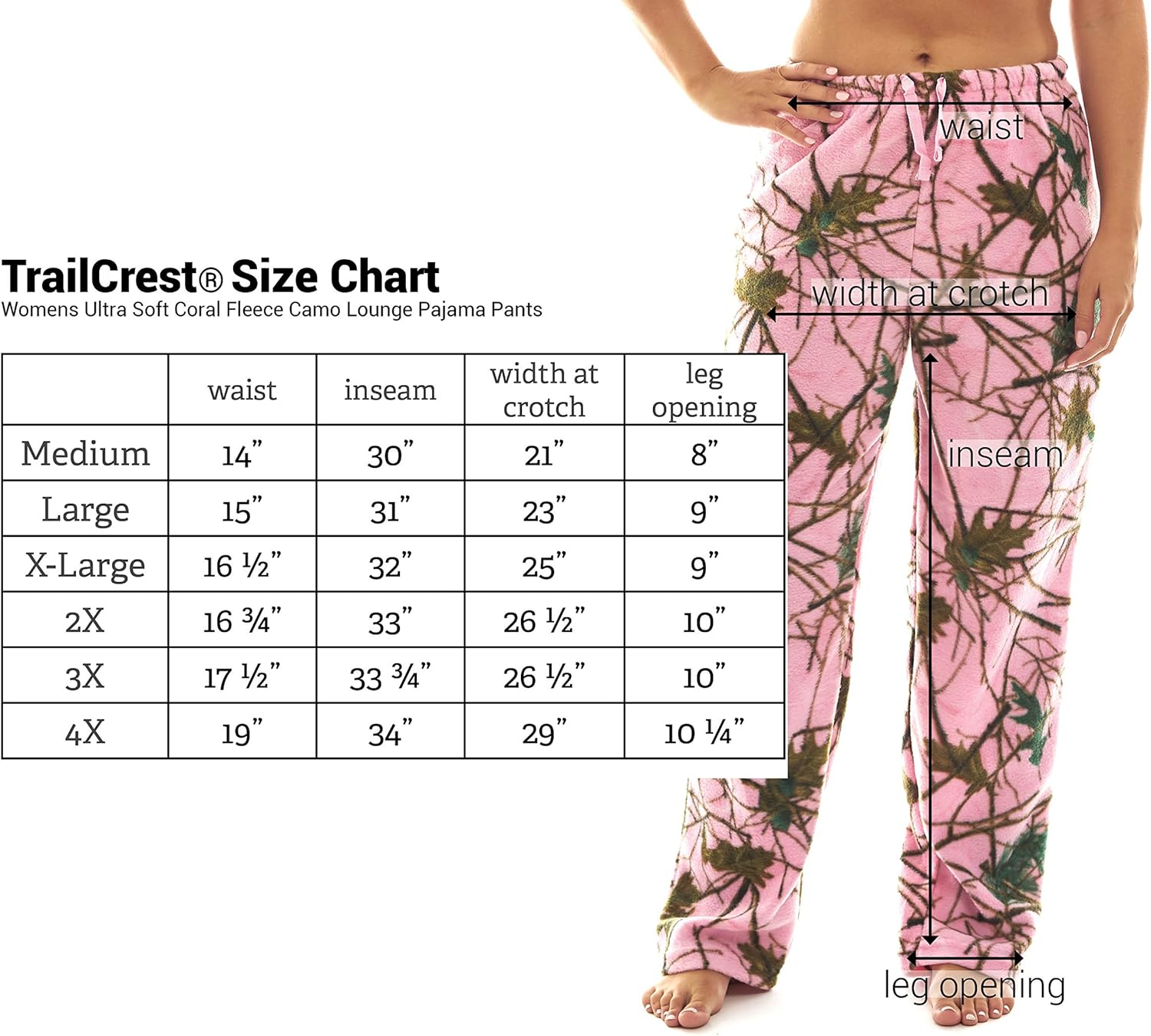 pink camo pajama pants