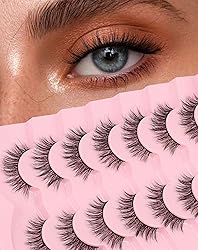 Natural Lashes Wispy C Curl False Lashes 9mm-16mm