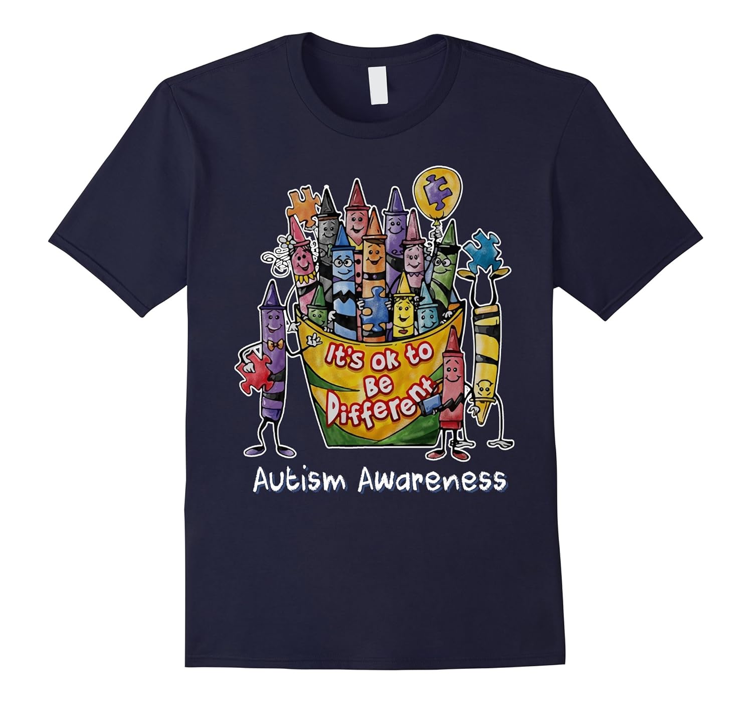 It's ok to be different autism awareness shirt-Rose