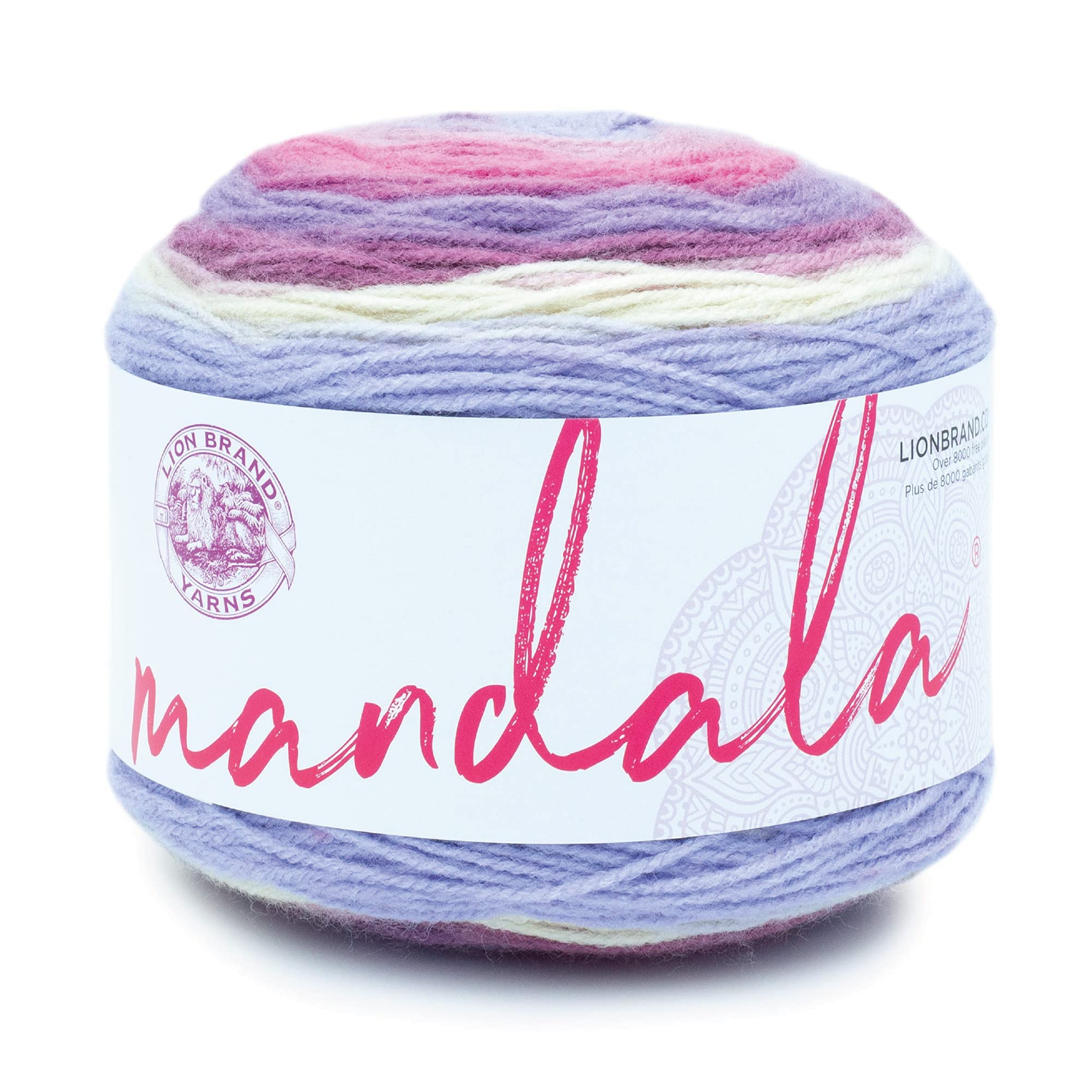 Lion Brand Yarn, Mandala DK Lightweight Yarn for Knitting, Crochet, and Crafts, Wood Nymph, 1 Pack, Self-Striping Acrylic Fiber for Baby Blankets, Multicolor Shawls and Variegated Cardigans — image 1