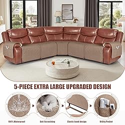VANSOFY Extra Large Reclining Sectional Couch