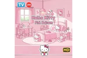 Cute Hello Kitty Pink Bedroom Calm Ambience Full HD