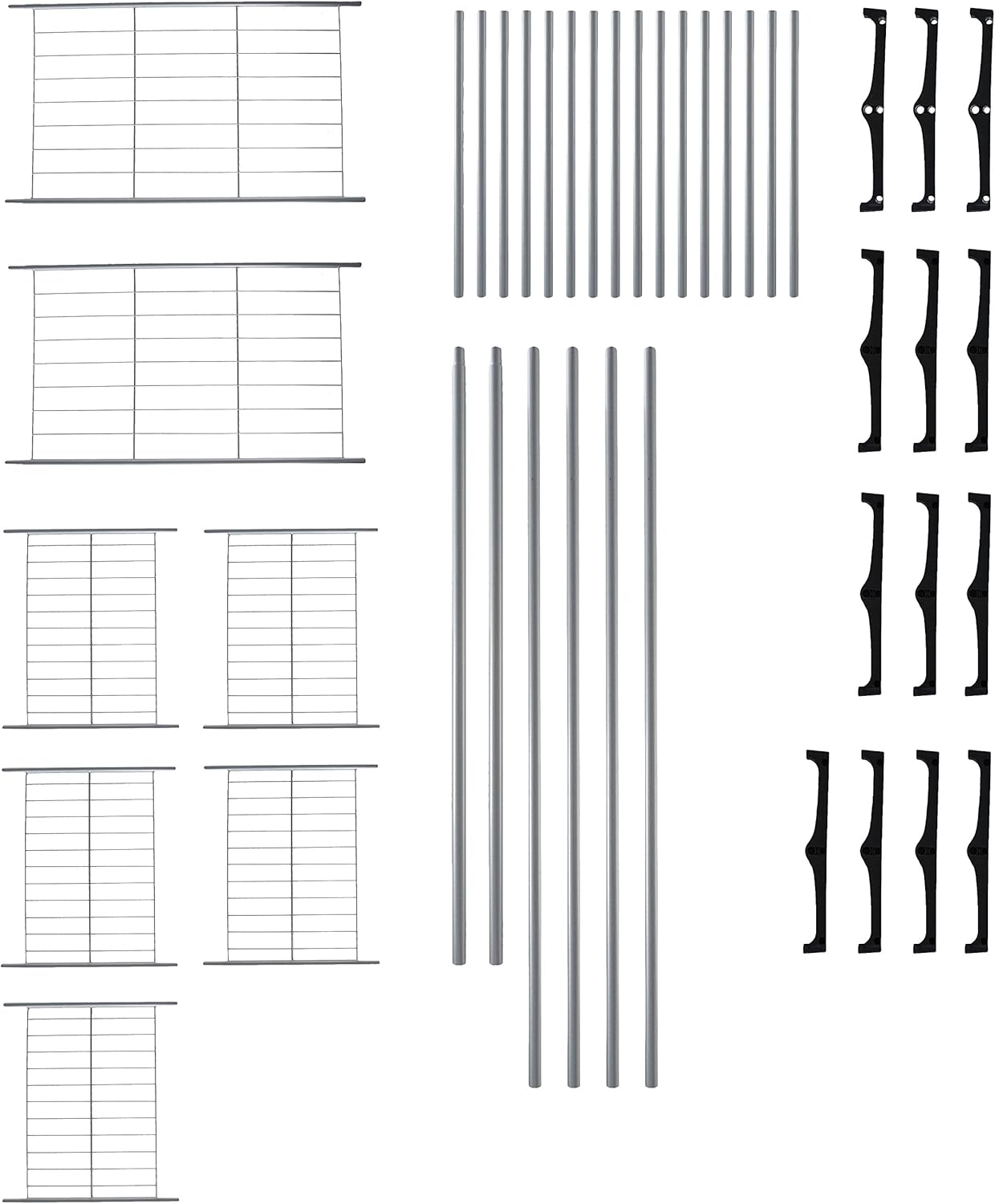 Amazon Basics Double Rod Freestanding Closet, Silver BigaMart